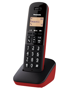 TELEFONI CORDLESS: vendita online Panasonic KX-TGB610JTR telefono Telefono analogico/DECT Identificatore di chiamata Nero, Ro...