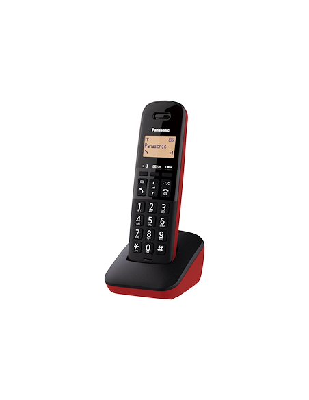 TELEFONI CORDLESS: vendita online Panasonic KX-TGB610JTR telefono Telefono analogico/DECT Identificatore di chiamata Nero, Ro...