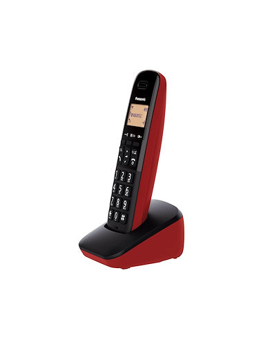 TELEFONI CORDLESS: vendita online Panasonic KX-TGB610JTR telefono Telefono analogico/DECT Identificatore di chiamata Nero, Ro...