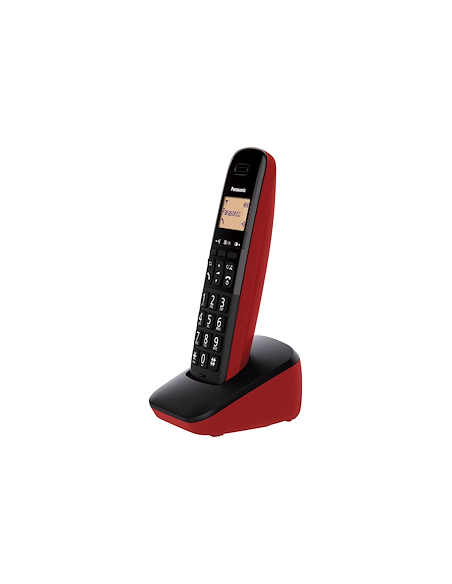 TELEFONI CORDLESS: vendita online Panasonic KX-TGB610JTR telefono Telefono analogico/DECT Identificatore di chiamata Nero, Ro...