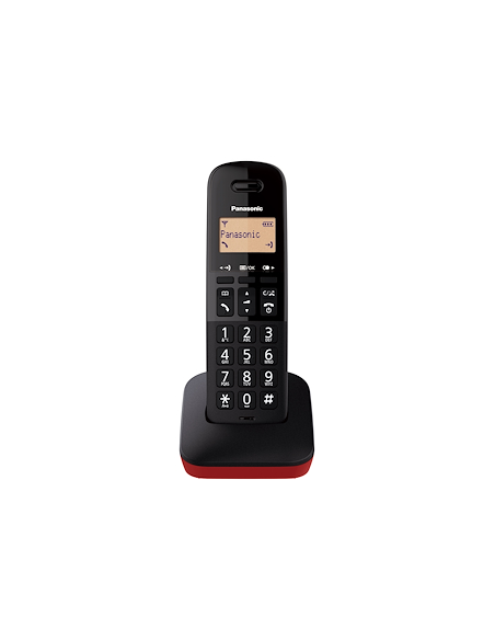 TELEFONI CORDLESS: vendita online Panasonic KX-TGB610JTR telefono Telefono analogico/DECT Identificatore di chiamata Nero, Ro...