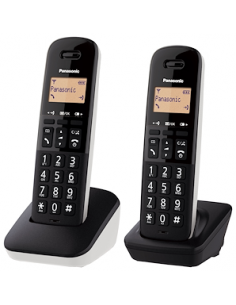 TELEFONI CORDLESS: vendita online Panasonic KX-TGB612JT Telefono DECT Identificatore di chiamata Nero, Bianco in offerta