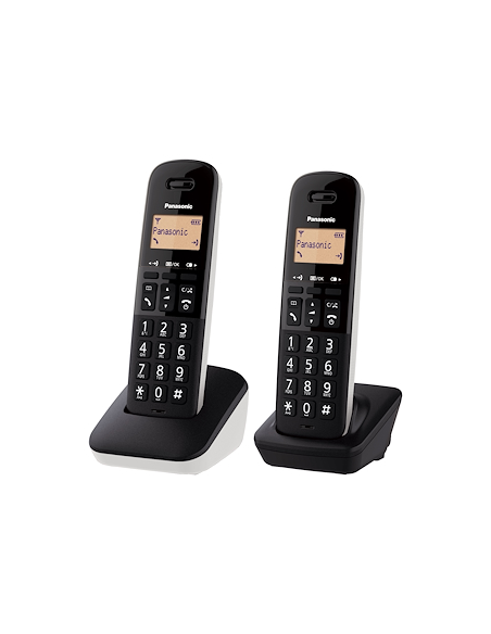 TELEFONI CORDLESS: vendita online Panasonic KX-TGB612JT Telefono DECT Identificatore di chiamata Nero, Bianco in offerta