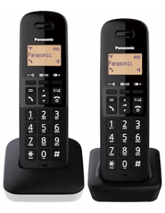 TELEFONI CORDLESS: vendita online Panasonic KX-TGB612JT Telefono DECT Identificatore di chiamata Nero, Bianco in offerta 2