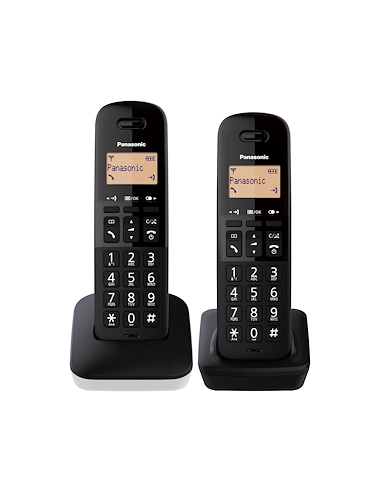 TELEFONI CORDLESS: vendita online Panasonic KX-TGB612JT Telefono DECT Identificatore di chiamata Nero, Bianco in offerta