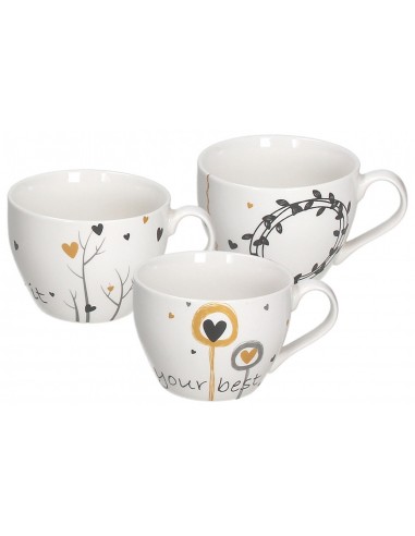 ACCESSORI PER LA TAVOLA: vendita online Tognana Porcellane IR617405563 tazza Multicolore Universale 3 pz in offerta