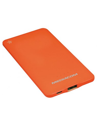Mediacom M-PBSF30C batteria portatile 3000 mAh Verde, Arancione in