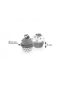 ACCESSORI PER LA TAVOLA: vendita online Tescoma 630611 stampo da forno Tazze per cupcake/muffin 60 pz in offerta 2