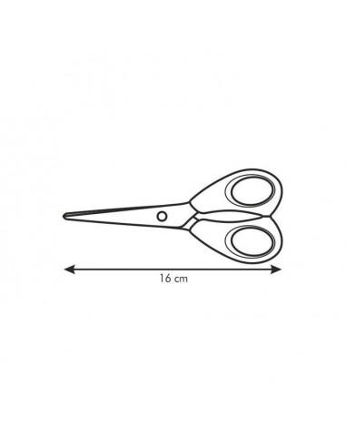 ACCESSORI PER LA TAVOLA: vendita online Tescoma 888210 forbici da cancelleria Universale Taglio a zig zag Metallico, Rosso in...