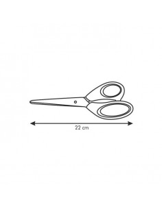 ACCESSORI PER LA TAVOLA: vendita online Tescoma 888214 forbici da cancelleria Universale Taglio a zig zag Metallico, Rosso in... 2