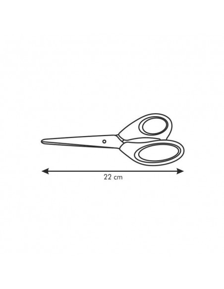 ACCESSORI PER LA TAVOLA: vendita online Tescoma 888214 forbici da cancelleria Universale Taglio a zig zag Metallico, Rosso in...