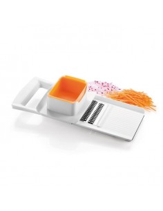 ACCESSORI PER LA TAVOLA: vendita online Tescoma 643854 grattugia e spiralizzatore manuali Grattugia piatta Arancione, Bianco ...