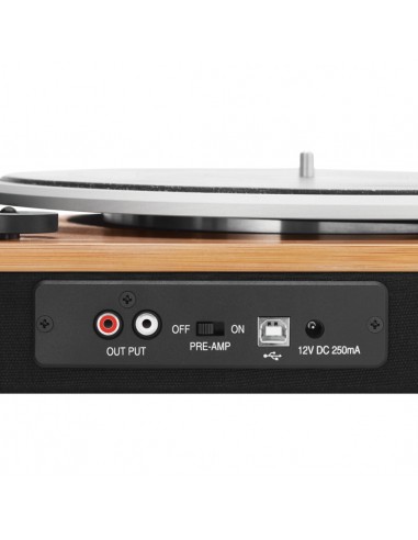 STEREO E GIRADISCHI: vendita online The House Of Marley Stir It Up Wireless Giradischi con trasmissione a cinghia Nero, Legno...