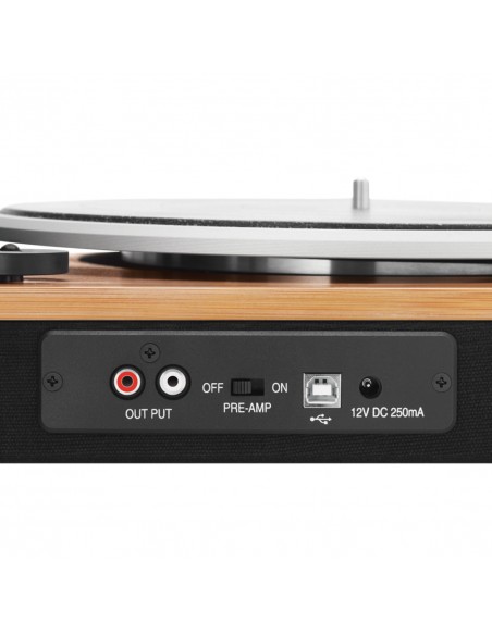 STEREO E GIRADISCHI: vendita online The House Of Marley Stir It Up Wireless Giradischi con trasmissione a cinghia Nero, Legno...
