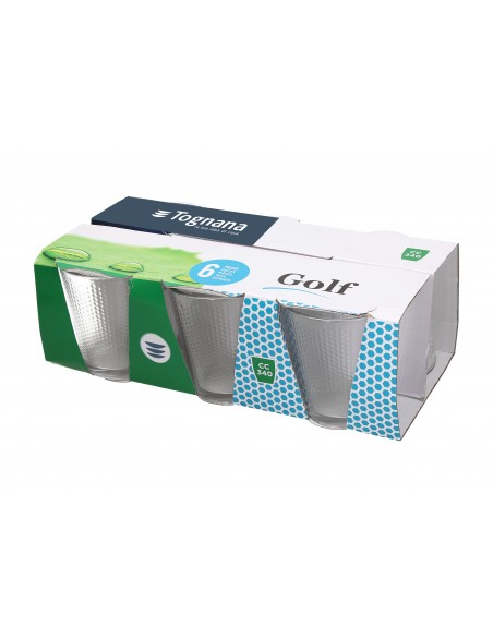 ACCESSORI PER LA TAVOLA: vendita online Tognana Porcellane Glass Trasparente 6 pz 340 ml in offerta