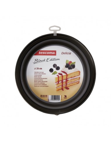 ACCESSORI PER LA TAVOLA: vendita online Tescoma Delicia Black edition Stampo per torta 1 pz in offerta