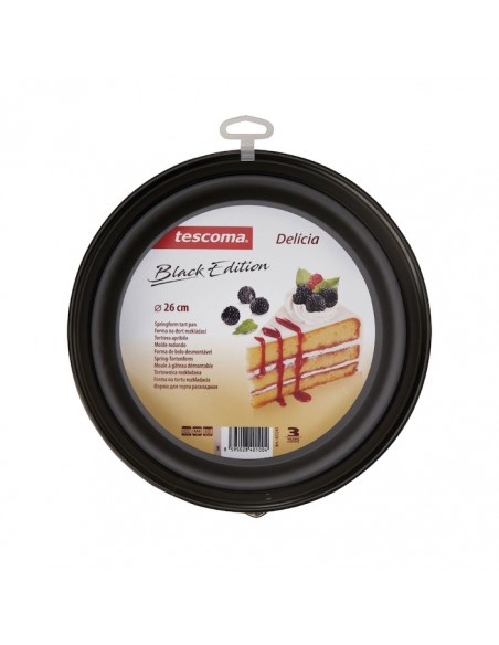 ACCESSORI PER LA TAVOLA: vendita online Tescoma Delicia Black edition Stampo per torta 1 pz in offerta