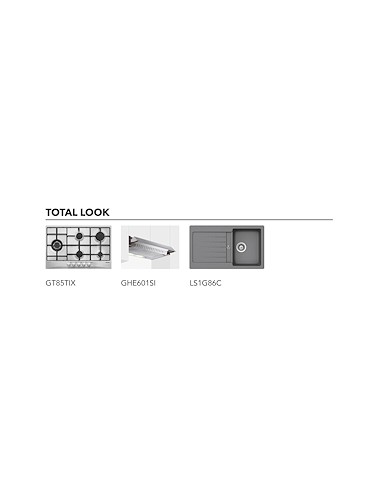 Glem Gas GFS92IX-S6 forno 64 L 2870 W A Acciaio inossidabile in off