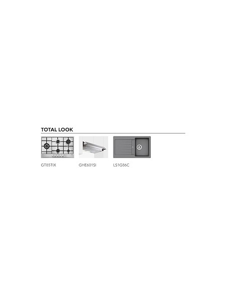 Glem Gas GFS92IX-S6 forno 64 L 2870 W A Acciaio inossidabile in off