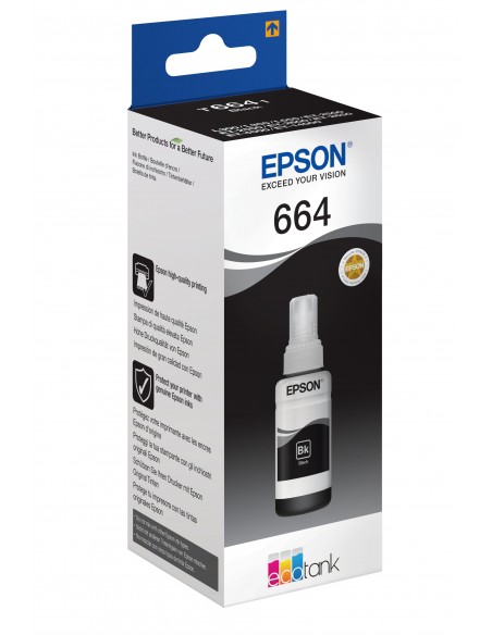 CARTUCCE E TONER: vendita online Epson Flacone inchiostro Nero in offerta