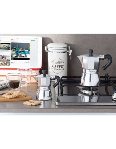 CAFFETTIERE: vendita online Tognana Porcellane Tognana Coffee Star Mirror Caffettiera 2 Tazze Alluminio in offerta