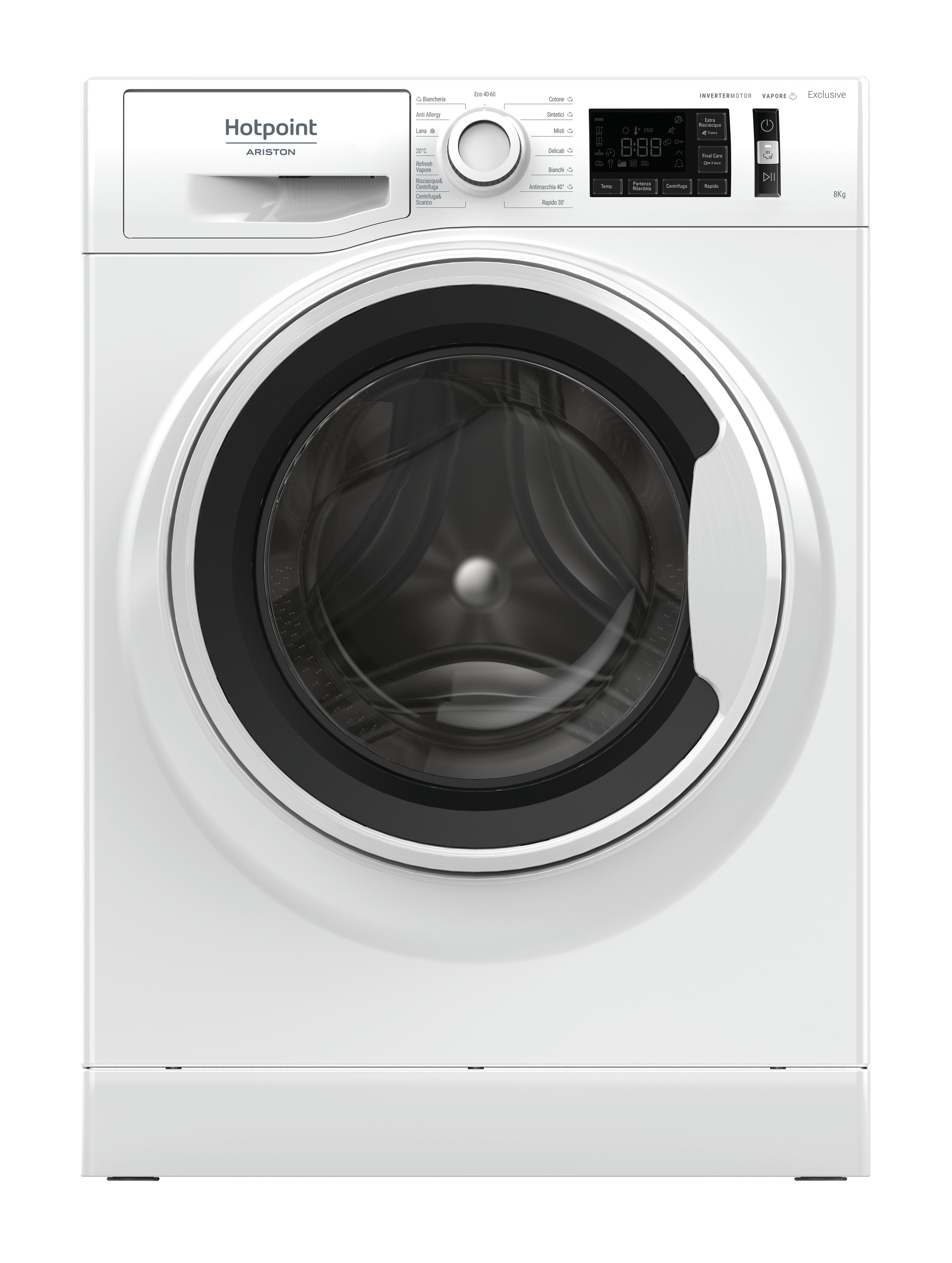 Hotpoint EU NR328G WW IT N lavatrice Caricamento frontale 8 kg 1200
