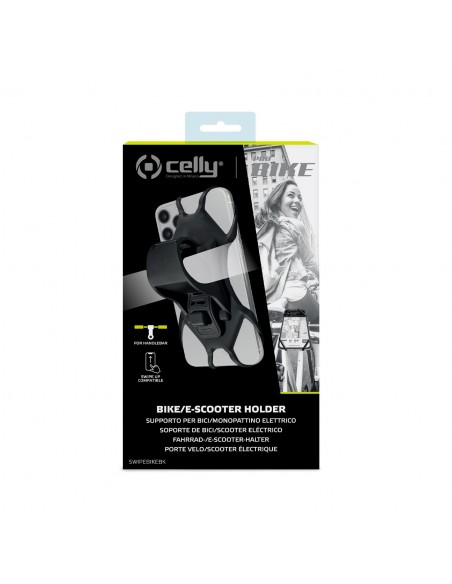 ACCESSORI VARI: vendita online Celly Swipe Bike Supporto passivo Telefono cellulare/smartphone Nero in offerta