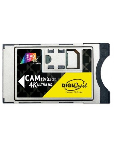 CAM: vendita online Digiquest Cam Tivùsat 4K Ultra HD Modulo di accesso condizionato (CAM + Scheda Tivùsat) in offerta