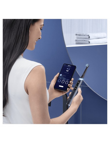 SPAZZOLINI ELETTRICI: vendita online ORAL B POWER IO9S SERIES BLACK ONYX RIMOTORE DI PLACCA in offerta