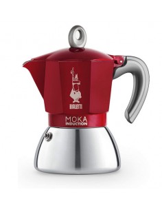 CAFFETTIERE: vendita online Bialetti Moka Induktion 0,28 L Rosso, Stainless steel in offerta