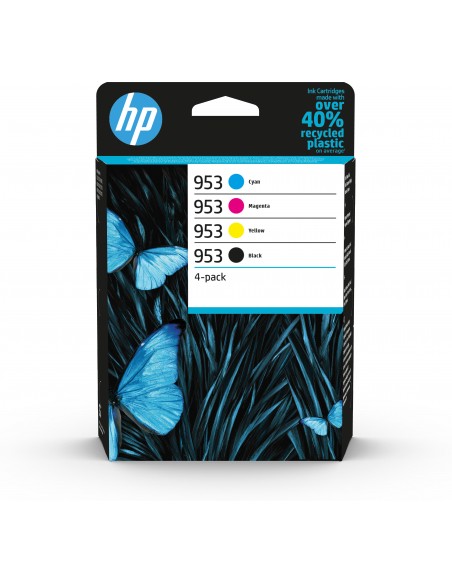 CARTUCCE E TONER: vendita online HP Confezione da 4 cartucce di inchiostro nero, ciano, magenta, giallo originali 953 in offerta