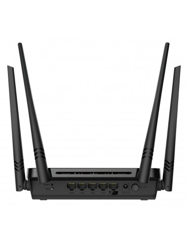 MODEM ROUTER: vendita online D-Link AC1200 router wireless Gigabit Ethernet Dual-band (2.4 GHz/5 GHz) 5G Nero in offerta