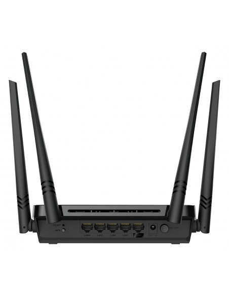 MODEM ROUTER: vendita online D-Link AC1200 router wireless Gigabit Ethernet Dual-band (2.4 GHz/5 GHz) 5G Nero in offerta