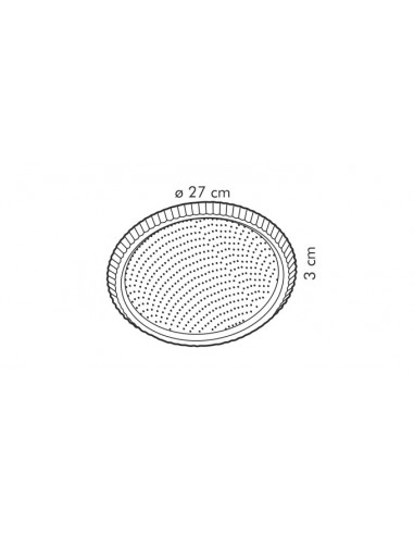ACCESSORI PER LA TAVOLA: vendita online Tescoma Stampo crostata ø 28 cm DELICIA in offerta