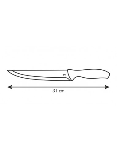 ACCESSORI PER LA TAVOLA: vendita online Tescoma Coltello arrosto 18 cm Sonic in offerta