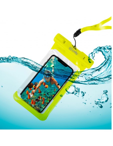 COVER E CUSTODIE SMARTPHONE: vendita online Celly SPLASHBAG UP TO 6.5 YL custodia per cellulare 16,5 cm (6.5") Custodia a sac...