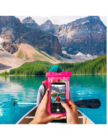 COVER E CUSTODIE SMARTPHONE: vendita online Celly SPLASHBAG20PK custodia per cellulare 16,5 cm (6.5") Cover Rosa in offerta