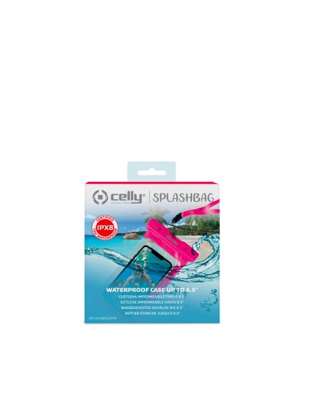 COVER E CUSTODIE SMARTPHONE: vendita online Celly SPLASHBAG20PK custodia per cellulare 16,5 cm (6.5") Cover Rosa in offerta