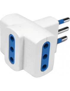 MATERIALE ELETTRICO: vendita online NOVA LINE CE113 adattatore per presa di corrente Tipo L (IT) Bianco in offerta