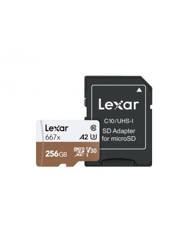 SCHEDE DI MEMORIA: vendita online Lexar Professional 667x microSDXC UHS-I Card memoria flash 64 GB Classe 10 in offerta