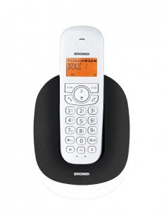 TELEFONI CORDLESS: vendita online Brondi Manta Telefono DECT Identificatore di chiamata Nero, Bianco in offerta