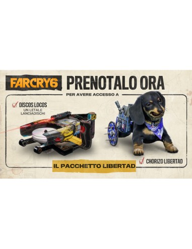 GAMES PS5: vendita online Ubisoft Far Cry 6 PS5 Standard Inglese, ITA PlayStation 5 in offerta