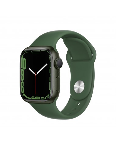 Apple Watch Series 7 GPS, 41mm Cassa in Alluminio Verde con Cinturi