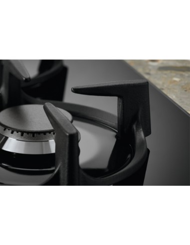 PIANI COTTURA A GAS: vendita online Electrolux EGG7536K Nero Da incasso 74 cm Gas 5 Fornello(i) in offerta