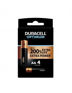 BATTERIE: vendita online Duracell Optimum AA B4 x16 - RFT in offerta