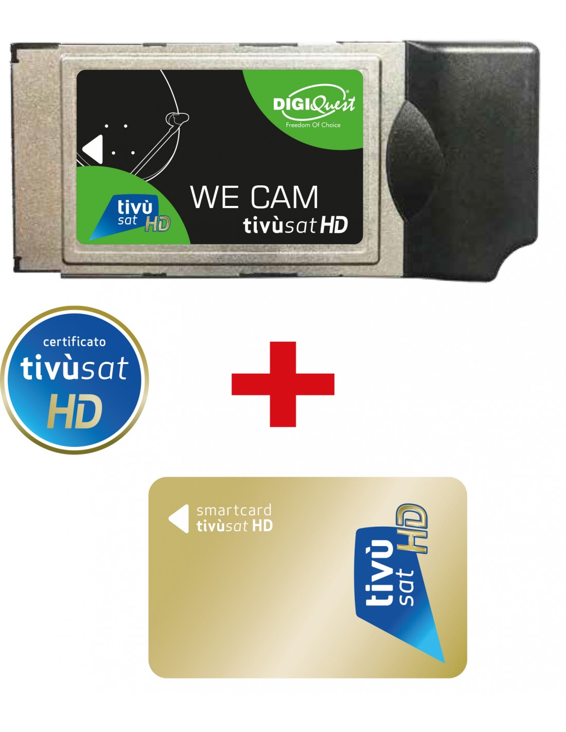 Digiquest WE CAM Tivùsat HD Modulo di accesso condizionato (CAM + S
