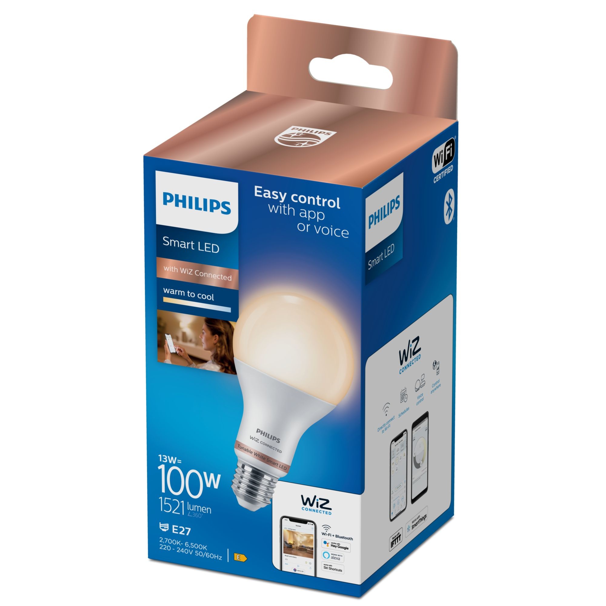 Philips Hue Ambiente Bianco E27 Bluetooth - Lampadina smart
