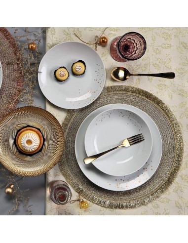 ACCESSORI PER LA TAVOLA: vendita online Tognana Porcellane Lurex tovaglietta Rotondo Oro 1 pz in offerta