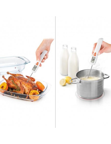 ACCESSORI PER LA TAVOLA: vendita online Tescoma 634488 termometro per la cucina Digitale -50 - 300 °C Arancione, Bianco in of...