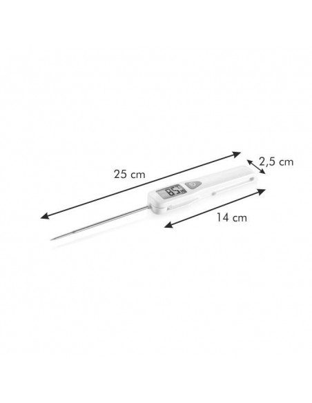 ACCESSORI PER LA TAVOLA: vendita online Tescoma 634488 termometro per la cucina Digitale -50 - 300 °C Arancione, Bianco in of...